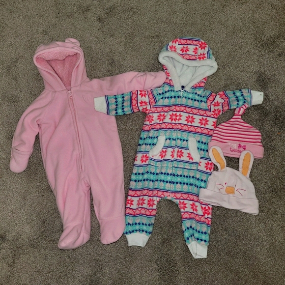 Old Navy Other - ✔SoldⓂ️✔Baby Girl snow suit bundle 0-3 month